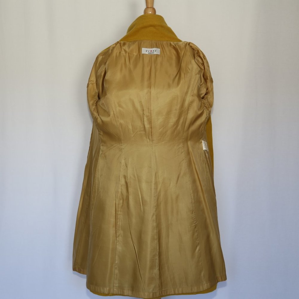 VIKI 100% wool long coat - Picture 4 of 6